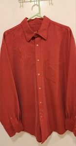 Mens Bugatchi Uowo Long Sleeve‎ Button Up Shirt